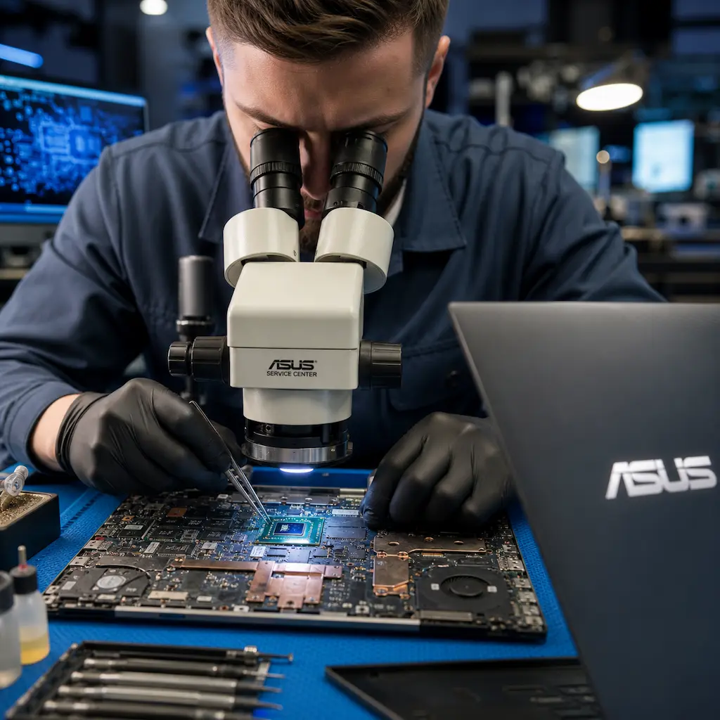 Замена видеокарты ноутбука Asus в Первоуральске