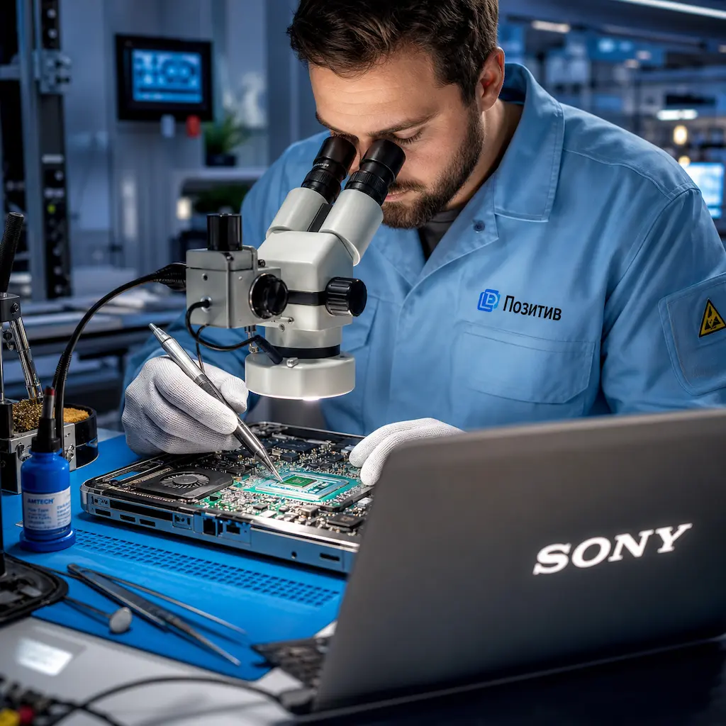 Замена видеокарты ноутбука Sony в Первоуральске