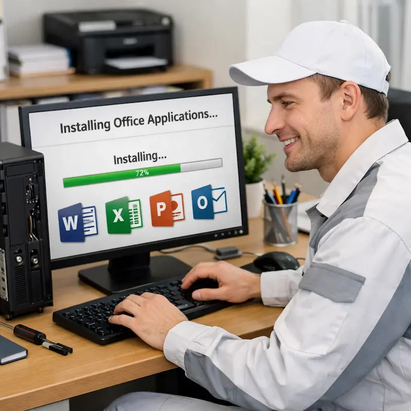 Установка и настройка программ на компьютере в Первоуральске