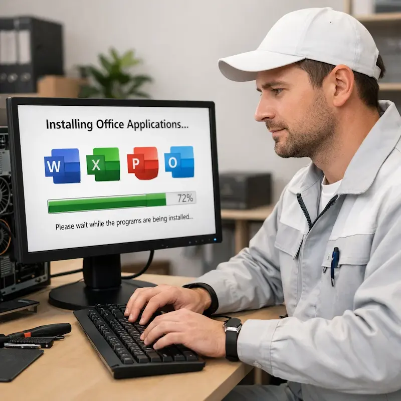 установка офисных программ на компьютер в Первоуральске
