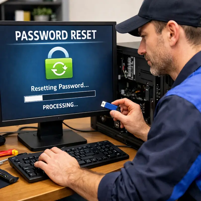 Удаление пароля на компьютере в Первоуральске