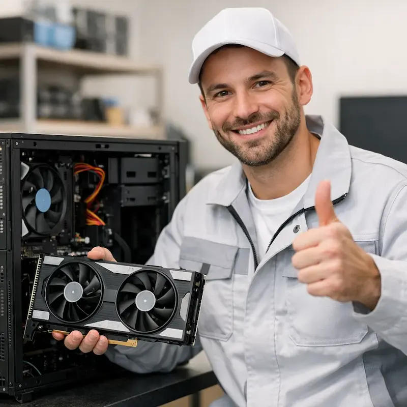 установка видеокарты на ПК в Первоуральске