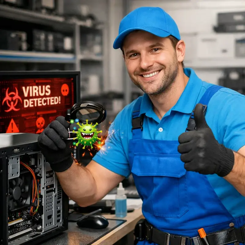 Удаление вирусов с компьютера в Первоуральске