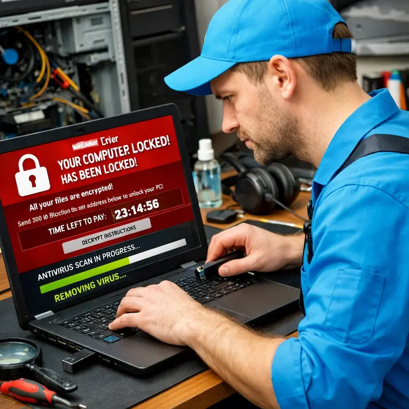 Удалить винлокер в Первоуральске